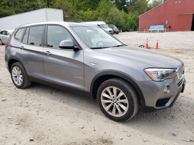 5UXWX9C54H0T14939 - 2017 BMW X3 XDRIVE28I GRAY photo 4