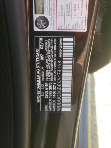 WDDUG8GB8KA474168 - 2019 MERCEDES-BENZ S 560 4MATIC BROWN photo 12