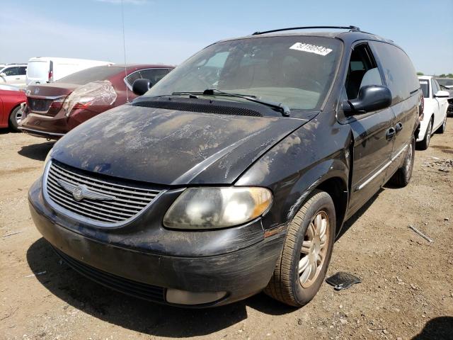 2C4GP54L84R518249 - 2004 CHRYSLER TOWN & COU TOURING შავი ფოტო 1
