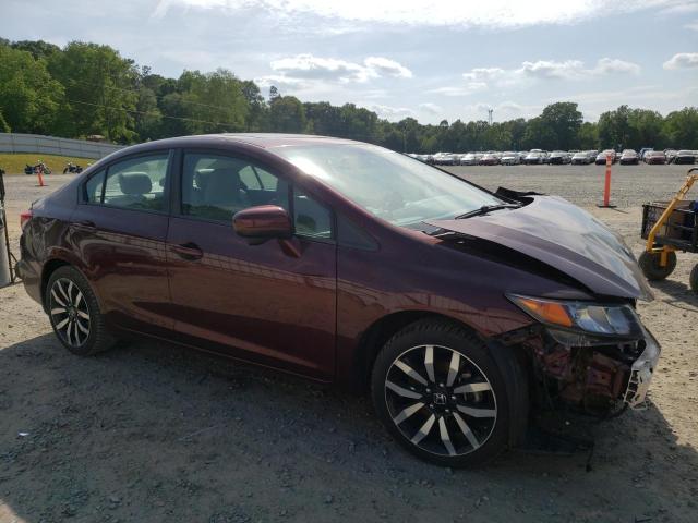 2HGFB2F92FH521314 - 2015 HONDA CIVIC EXL MAROON photo 4