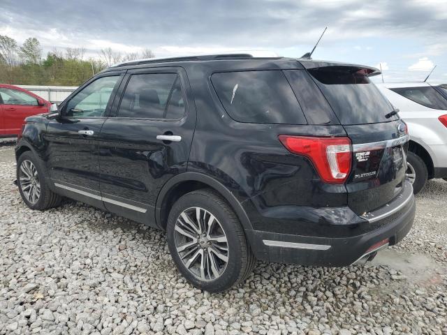 1FM5K8HT2JGB48779 - 2018 FORD EXPLORER PLATINUM BLACK photo 2