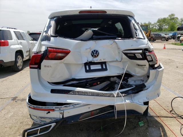 3VV4B7AX3PM032224 - 2023 VOLKSWAGEN TIGUAN SEL R-LINE BLACK WHITE photo 6