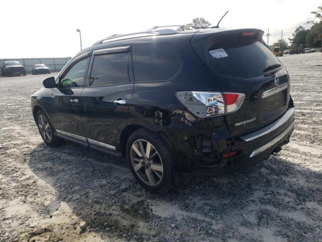 5N1AR2MNXDC674636 - 2013 NISSAN PATHFINDER S BLACK photo 2