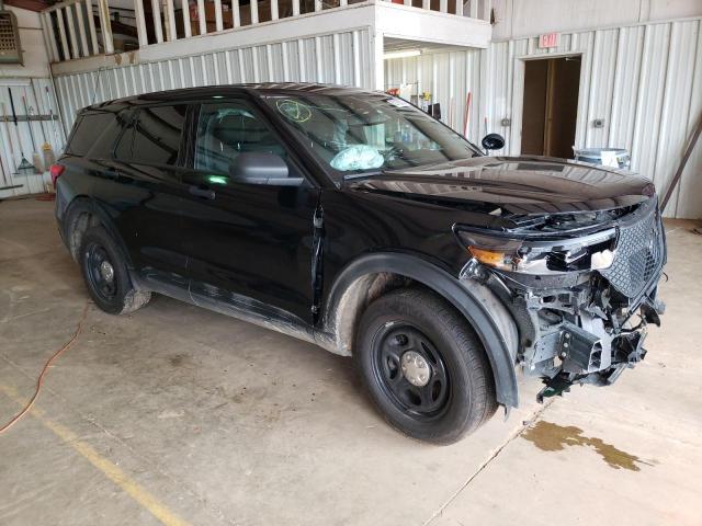 1FM5K8AB7NGA04944 - 2022 FORD EXPLORER POLICE INTERCEPTOR BLACK photo 4