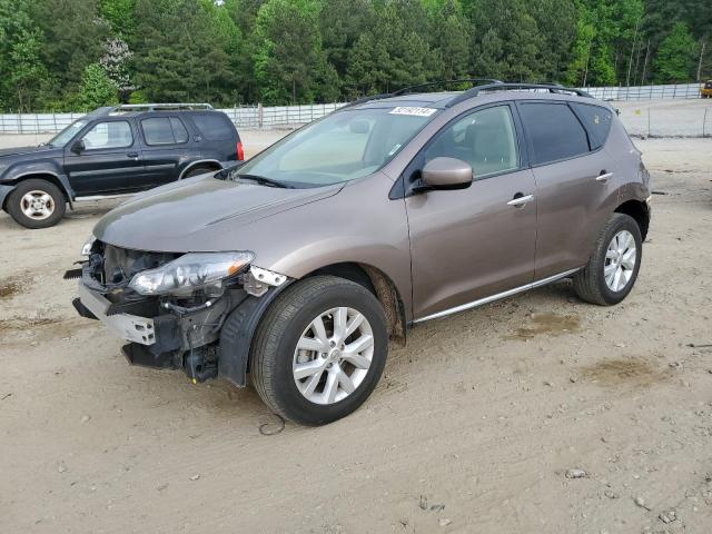 JN8AZ1MU0EW420346 - 2014 NISSAN MURANO S BROWN photo 1