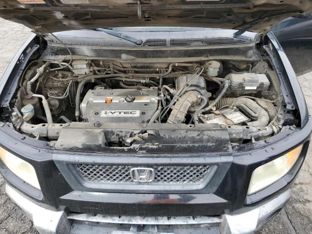 5J6YH18736L006444 - 2006 HONDA ELEMENT EX BLACK photo 11