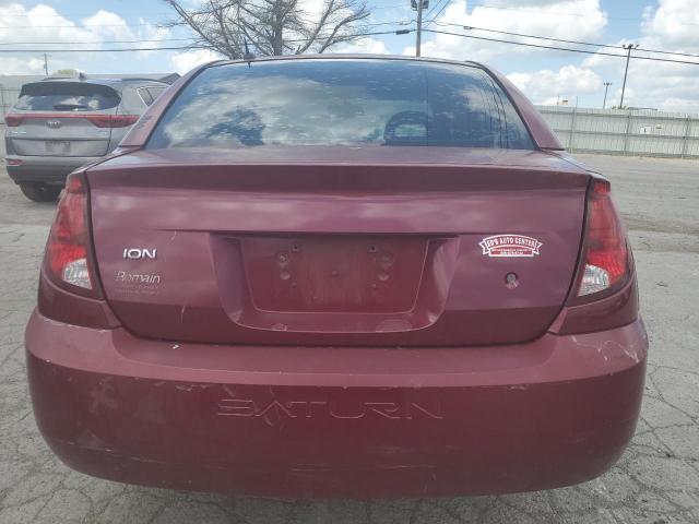 1G8AJ55F76Z210542 - 2006 SATURN ION LEVEL 2 BURGUNDY photo 6