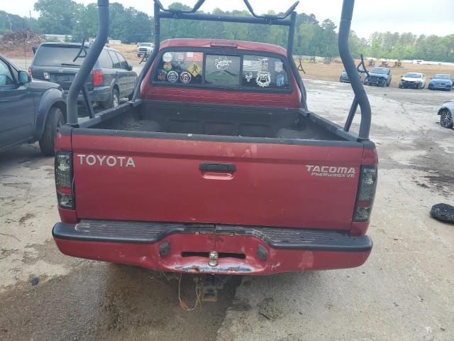 5TEGN92N94Z360564 - 2004 TOYOTA TACOMA DOUBLE CAB PRERUNNER BURGUNDY photo 6