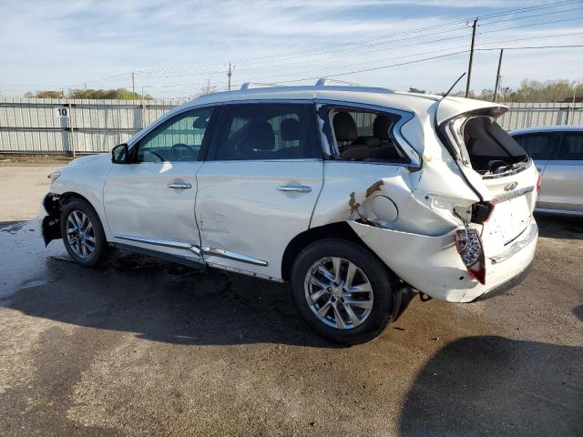 5N1AL0MNXEC526302 - 2014 INFINITI QX60 WHITE photo 2