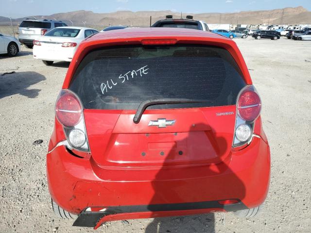 KL8CD6S93EC536942 - 2014 CHEVROLET SPARK 1LT RED photo 6