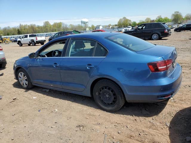 3VW2B7AJ0HM404005 - 2017 VOLKSWAGEN JETTA S BLUE photo 2