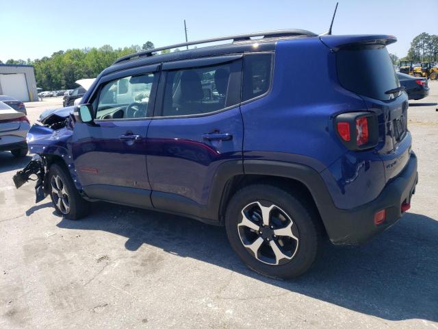 ZACNJDC19MPM36017 - 2021 JEEP RENEGADE TRAILHAWK BLUE photo 2