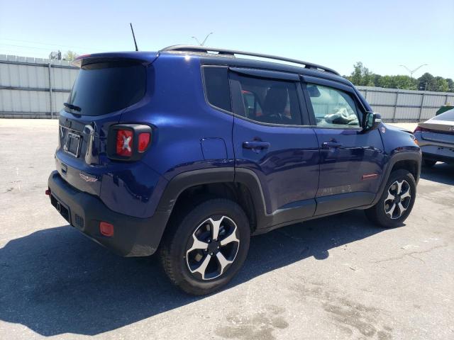 ZACNJDC19MPM36017 - 2021 JEEP RENEGADE TRAILHAWK BLUE photo 3