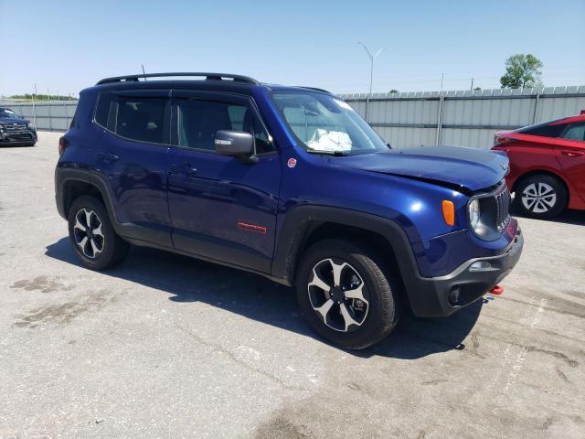 ZACNJDC19MPM36017 - 2021 JEEP RENEGADE TRAILHAWK BLUE photo 4