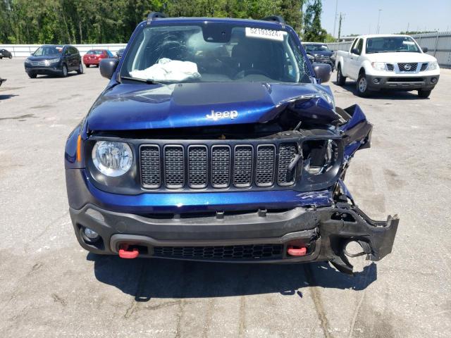 ZACNJDC19MPM36017 - 2021 JEEP RENEGADE TRAILHAWK BLUE photo 5