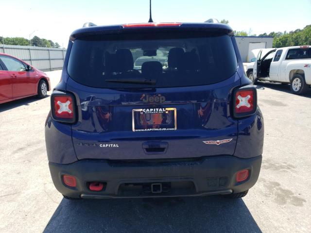 ZACNJDC19MPM36017 - 2021 JEEP RENEGADE TRAILHAWK BLUE photo 6