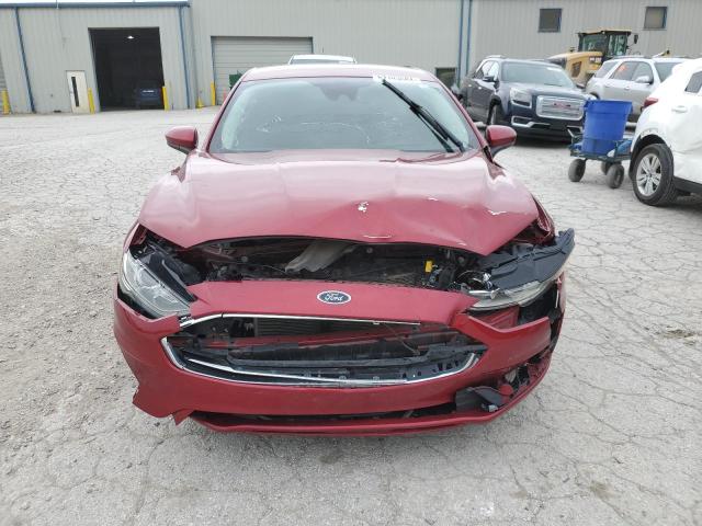 3FA6P0LU5KR225723 - 2019 FORD FUSION SE BURGUNDY photo 5