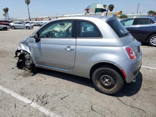 3C3CFFAR8FT624446 - 2015 FIAT 500 POP SILVER photo 2