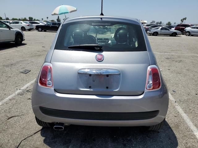 3C3CFFAR8FT624446 - 2015 FIAT 500 POP SILVER photo 6