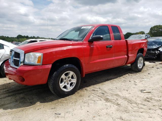 1D7HE42K86S637635 - 2006 DODGE DAKOTA SLT RED photo 1