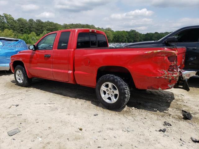 1D7HE42K86S637635 - 2006 DODGE DAKOTA SLT RED photo 2