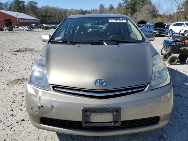 JTDKB20U067514478 - 2006 TOYOTA PRIUS BEIGE photo 5