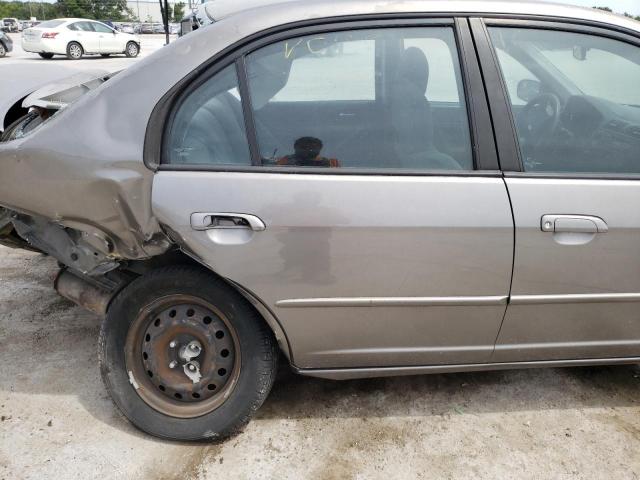 2HGES16594H631597 - 2004 HONDA CIVIC LX CHARCOAL photo 10