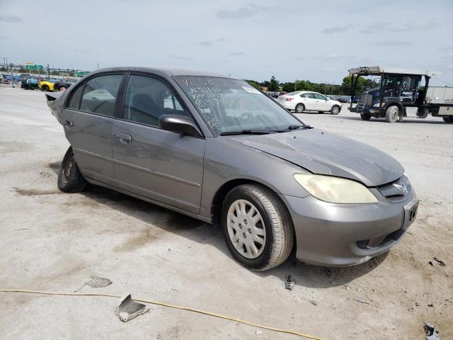 2HGES16594H631597 - 2004 HONDA CIVIC LX CHARCOAL photo 4