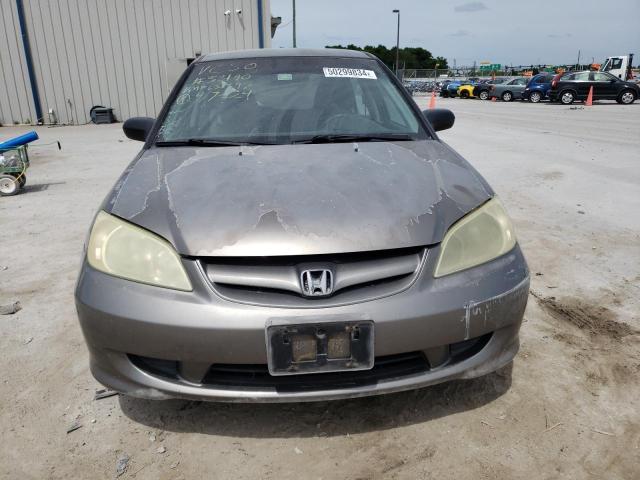 2HGES16594H631597 - 2004 HONDA CIVIC LX CHARCOAL photo 5