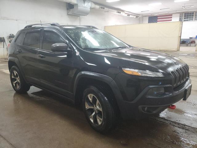 1C4PJMBS9GW301973 - 2016 JEEP CHEROKEE TRAILHAWK BLACK photo 4