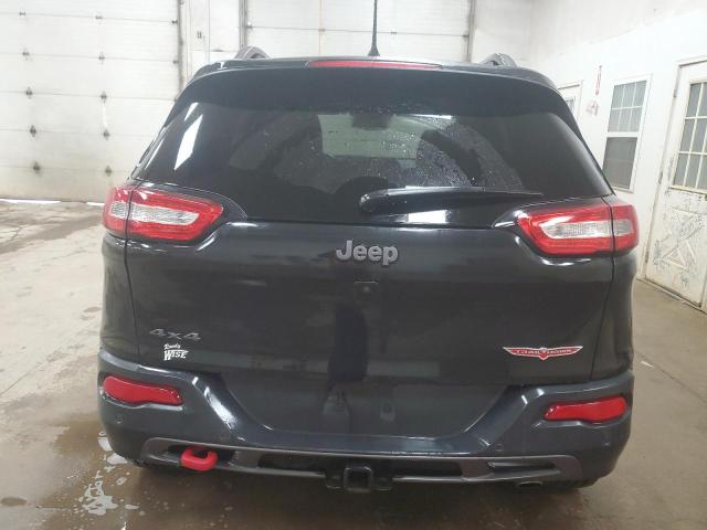 1C4PJMBS9GW301973 - 2016 JEEP CHEROKEE TRAILHAWK BLACK photo 6