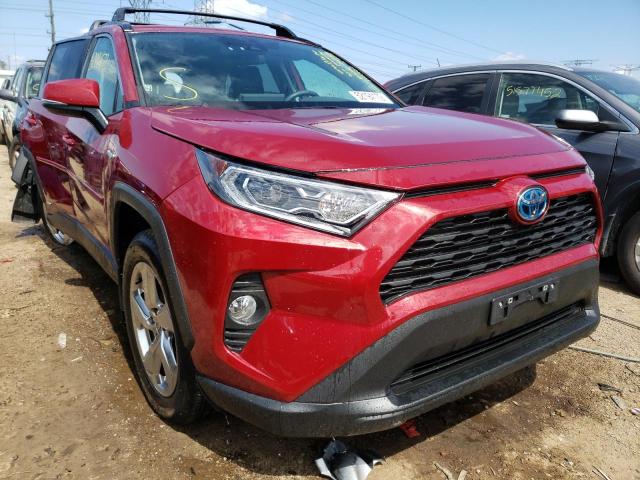 2T3B6RFV4MW023264 - 2021 TOYOTA RAV4 XLE PREMIUM RED photo 1