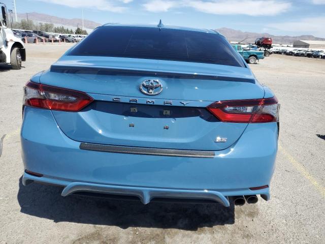 4T1G11AK3PU114753 - 2023 TOYOTA CAMRY SE NIGHT SHADE BLUE photo 6