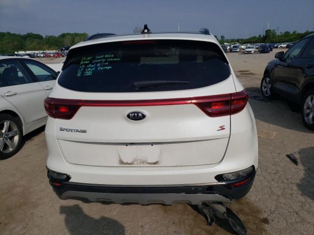 KNDP63AC1L7759016 - 2020 KIA SPORTAGE S WHITE photo 6