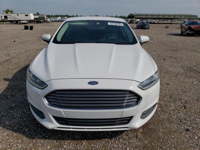 3FA6P0G77ER318672 - 2014 FORD FUSION S WHITE photo 5