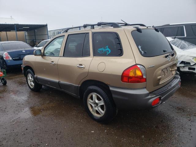 KM8SC73E84U735917 - 2004 HYUNDAI SANTA FE GLS GOLD photo 2