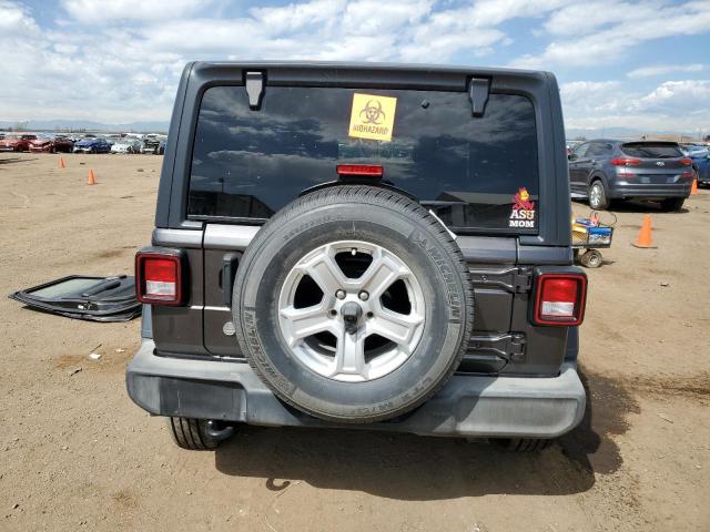 1C4HJXDG2KW585650 - 2019 JEEP WRANGLER U SPORT GRAY photo 6