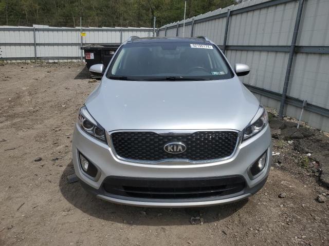 5XYPHDA53GG042434 - 2016 KIA SORENTO EX SILVER photo 5