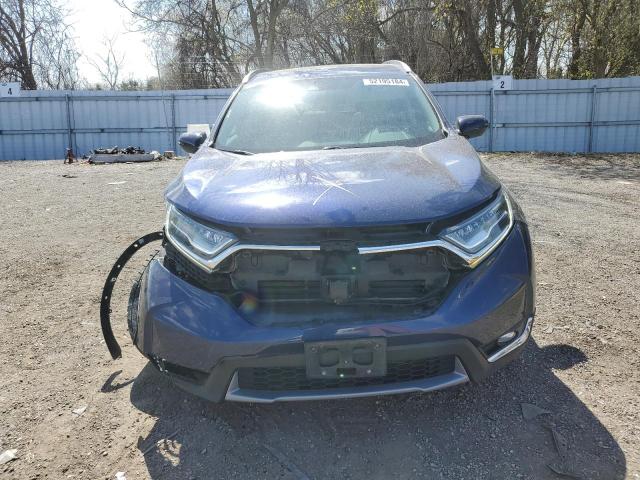 2HKRW2H95HH120654 - 2017 HONDA CR-V TOURING BLUE photo 5