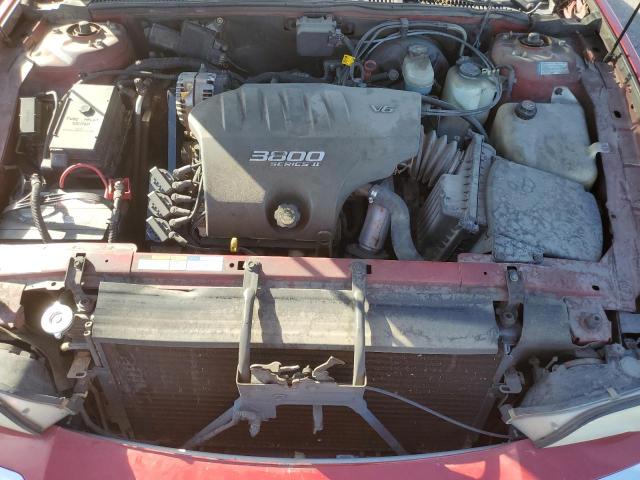1G4CW52K5X4631610 - 1999 BUICK PARK AVENU BURGUNDY photo 11