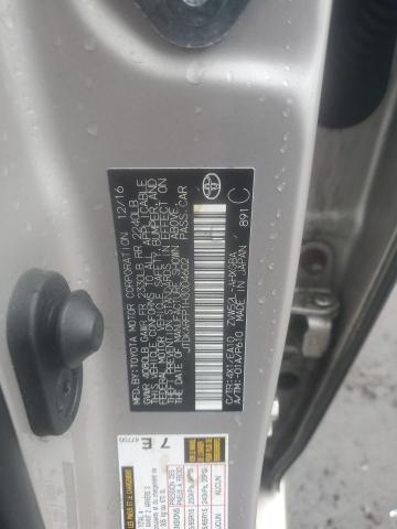 JTDKARFP1H3004602 - 2017 TOYOTA PRIUS PRIM BEIGE photo 12