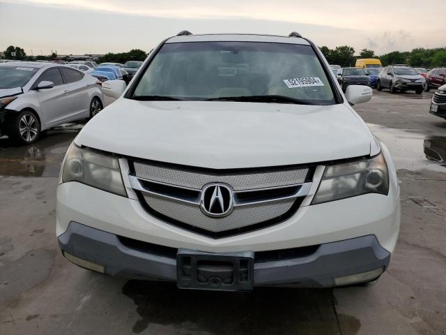 2HNYD28478H511040 - 2008 ACURA MDX TECHNOLOGY WHITE photo 5