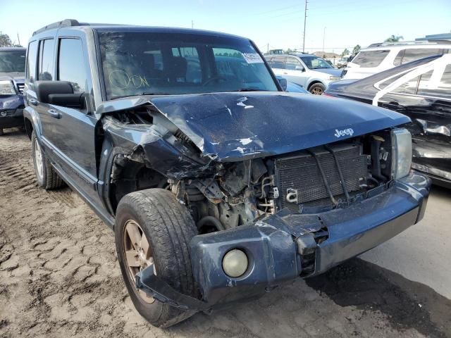 1J8HH48P17C553777 - 2007 JEEP COMMANDER BLUE photo 1