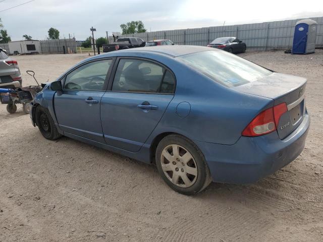 2HGFA1F50BH513569 - 2011 HONDA CIVIC LX BLUE photo 2