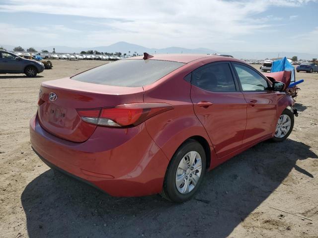 KMHDH4AEXGU516585 - 2016 HYUNDAI ACCENT 10T SE BURGUNDY photo 3