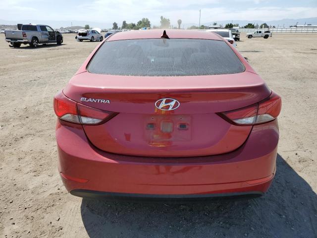 KMHDH4AEXGU516585 - 2016 HYUNDAI ACCENT 10T SE BURGUNDY photo 6