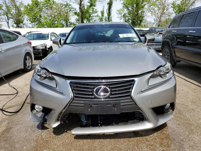 JTHCF1D24E5013274 - 2014 LEXUS IS 250 SILVER photo 5