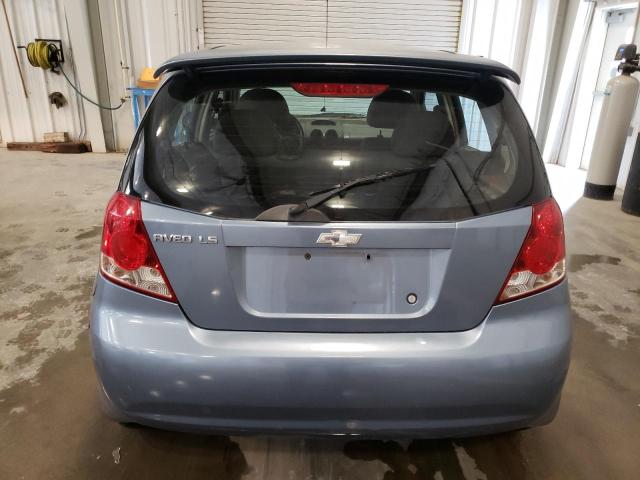 KL1TD66696B631916 - 2006 CHEVROLET AVEO BASE 蓝色 照片 6