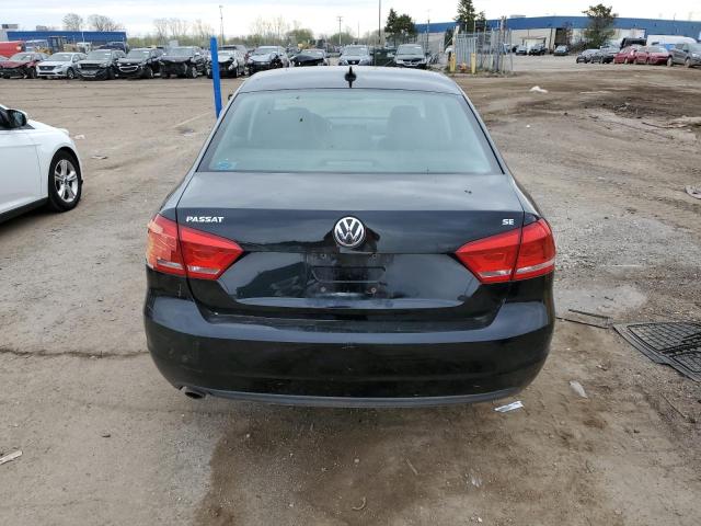 1VWBP7A33CC081386 - 2012 VOLKSWAGEN PASSAT SE BLACK photo 6