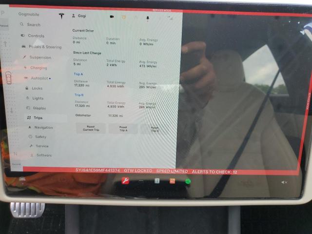 5YJSA1E59MF441374 - 2021 TESLA MODEL S 黑色 照片 9